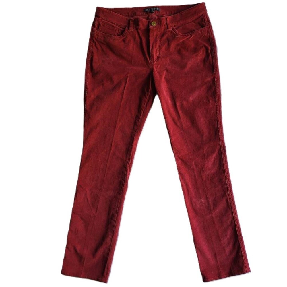 Brooks Brothers Red Corduroy Natalie Fit Pants - 8
